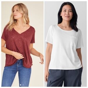 Eileen Fisher And Project Social Tee Bundle Women Med